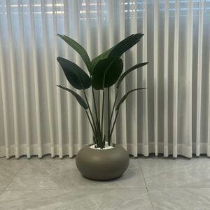 עציץ ציפור גן עדן מלאכותי 1.10 ס"מ כד אלמה