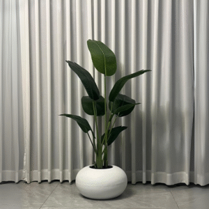 עציץ ציפור גן עדן מלאכותי 1.45ס"מ כד אלמה